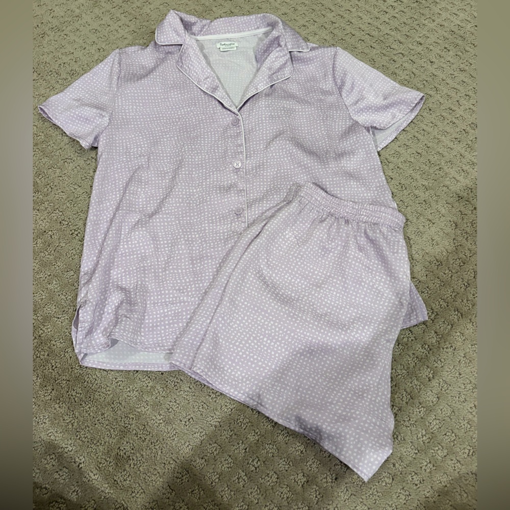 Splendid Light Purple Polka Dot pjs